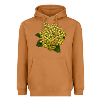 Meerkat Oregon Grape Flower Illustrations Heavyweight Hoodie - LillyAllenDesigns
