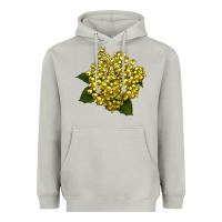Moon Dust Oregon Grape Flower Illustrations Heavyweight Hoodie - LillyAllenDesigns
