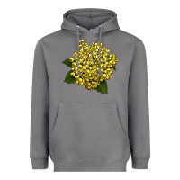 Storm Oregon Grape Flower Illustrations Heavyweight Hoodie - LillyAllenDesigns