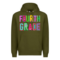 Army Green fourth grade Premium Hoodie - NancyCooperArtShop