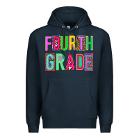 Navy fourth grade Premium Hoodie - NancyCooperArtShop