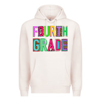 Pale Pink fourth grade Premium Hoodie - NancyCooperArtShop