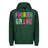 Sports Green fourth grade Premium Hoodie - NancyCooperArtShop