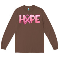 Chestnut hope and pink ribbon Long Sleeve Tee - HRA Design Shop