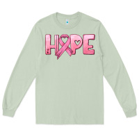 Matcha hope and pink ribbon Long Sleeve Tee - HRA Design Shop