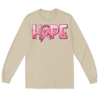 Mushroom hope and pink ribbon Long Sleeve Tee - HRA Design Shop