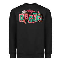 Black obgyn nurse Heavyweight Sweatshirt - RanaPortraitStore