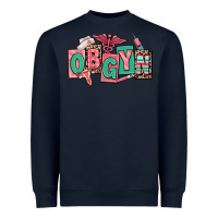 Navy obgyn nurse Heavyweight Sweatshirt - RanaPortraitStore