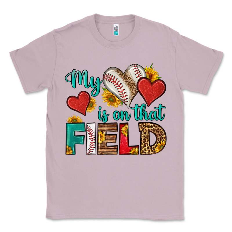 My Heart Is On That Field Baseball Classic Tee by HRA Design Shop | Teevron
