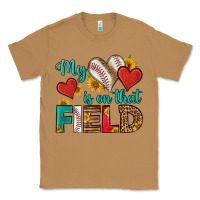 Toasted Coconut my heart is on that field baseball Classic Tee - HRA Design Shop