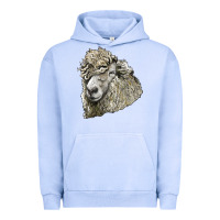 Pigment Grape Ice lincoln sheep head Urban Hoodie - LillyAllenDesigns