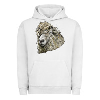 Pigment Lunar Rock lincoln sheep head Urban Hoodie - LillyAllenDesigns
