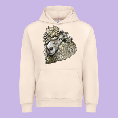 Lincoln Sheep Head Urban Hoodie Designed By Lillyallendesigns