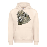 Sandshell lincoln sheep head Urban Hoodie - LillyAllenDesigns
