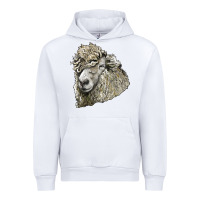 White lincoln sheep head Urban Hoodie - LillyAllenDesigns