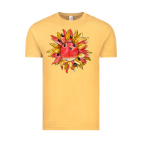 Vintage Mustard watermelon sunflower Vintage Tee - BarkalooDesign