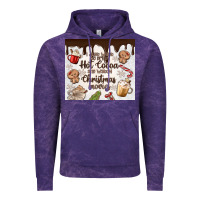Cloud Purple i just want to drink hot cocoa Vintage Hoodie - MaliasSmallBusiness