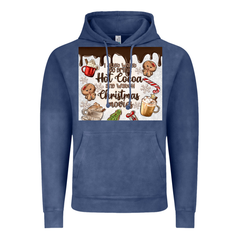 I Just Want To Drink Hot Cocoa Vintage Hoodie by MaliasSmallBusiness | Teevron