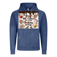 Vintage Denim i just want to drink hot cocoa Vintage Hoodie - MaliasSmallBusiness