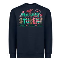 Navy nursing student no sleep no money no life Heavyweight Sweatshirt - RanaPortraitStore
