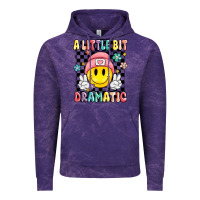 Cloud Purple a little bit dramatic Vintage Hoodie - MaliasSmallBusiness