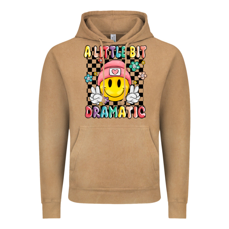 A Little Bit Dramatic Vintage Hoodie by MaliasSmallBusiness | Teevron