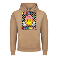 Vintage Coffee a little bit dramatic Vintage Hoodie - MaliasSmallBusiness