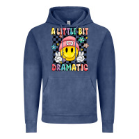 Vintage Denim a little bit dramatic Vintage Hoodie - MaliasSmallBusiness