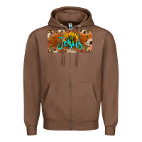 Chestnut jesus Zipper Hoodie - JahusDesignShop