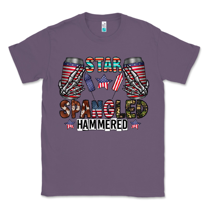 Star Spangled Hammered Classic Tee by CowhideDigitalArt | Teevron