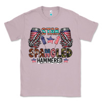 Lilac star spangled hammered Classic Tee - CowhideDigitalArt