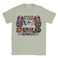 Matcha star spangled hammered Classic Tee - CowhideDigitalArt