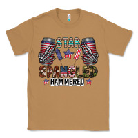 Toasted Coconut star spangled hammered Classic Tee - CowhideDigitalArt