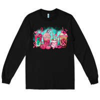 Black breast cancer  coffee cups Long Sleeve Tee - AdoDesignShop