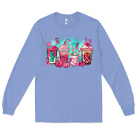 Colony Blue breast cancer  coffee cups Long Sleeve Tee - AdoDesignShop
