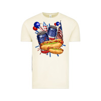 Vintage Arctic hotdog with beers billie wilder Vintage Tee - texasbilliewilder