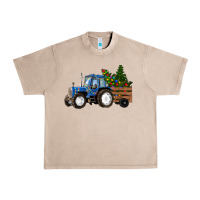 French Oak Christmas farm tractor Urban Heavy Tee - RanaPortraitStore