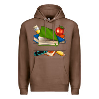 Chestnut custom teacher books Premium Hoodie - NancyCooperArtShop
