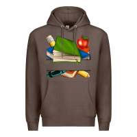 Coffee custom teacher books Premium Hoodie - NancyCooperArtShop