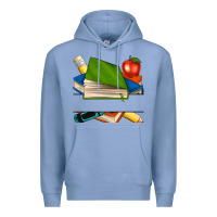 Colony Blue custom teacher books Premium Hoodie - NancyCooperArtShop