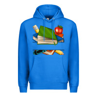 True Royal custom teacher books Premium Hoodie - NancyCooperArtShop