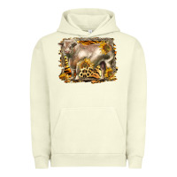 Western Charolais Bull Urban Hoodie | Teevron
