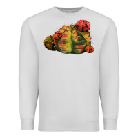 Dove Grey Gymnocalycium Variegated Cactus Premium Sweatshirt - LillyAllenDesigns