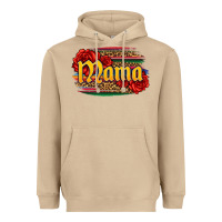 Mushroom Latina mama with serape and roses Heavyweight Hoodie - Jasminsmagicworld