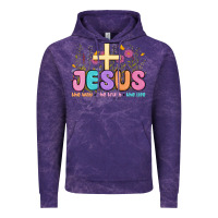 Cloud Purple jesus the way the truth the life Vintage Hoodie - MaliasSmallBusiness