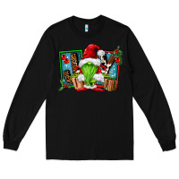 Black joy green gnomes Long Sleeve Tee - FaDigitalArtStudio