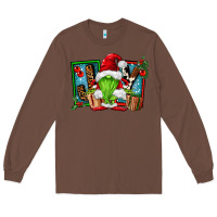 Chestnut joy green gnomes Long Sleeve Tee - FaDigitalArtStudio