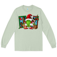 Matcha joy green gnomes Long Sleeve Tee - FaDigitalArtStudio