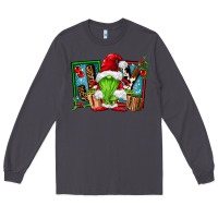 Smoke joy green gnomes Long Sleeve Tee - FaDigitalArtStudio