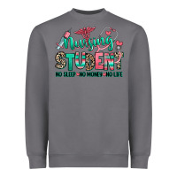 Storm nursing student no sleep no money no life Heavyweight Sweatshirt - RanaPortraitStore